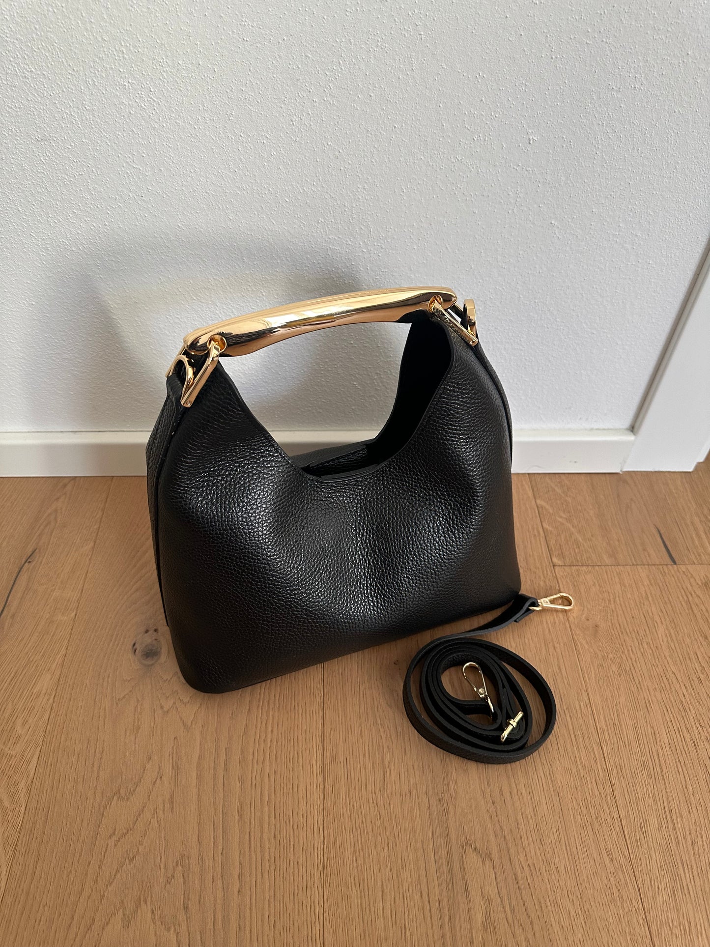 ALEX- borsa a mano, vera pelle