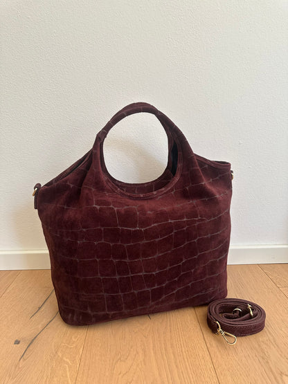 ESTELLE- suede coccodrillo
