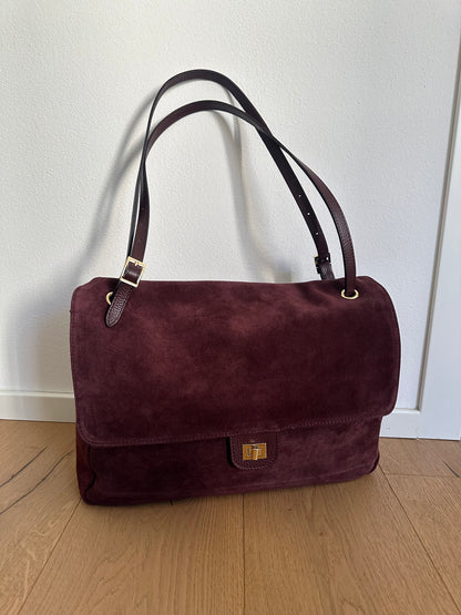 ANNABEL maxi camoscio- borsa a spalla