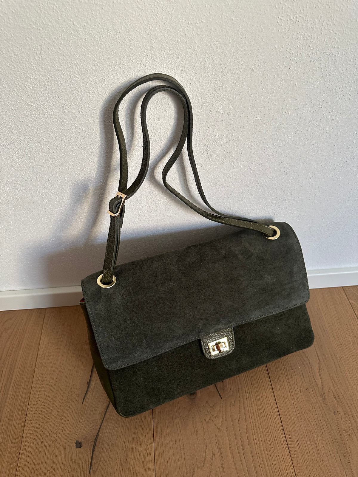 ANNABEL medium camoscio- borsa a spalla