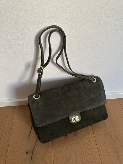 ANNABEL medium camoscio- borsa a spalla