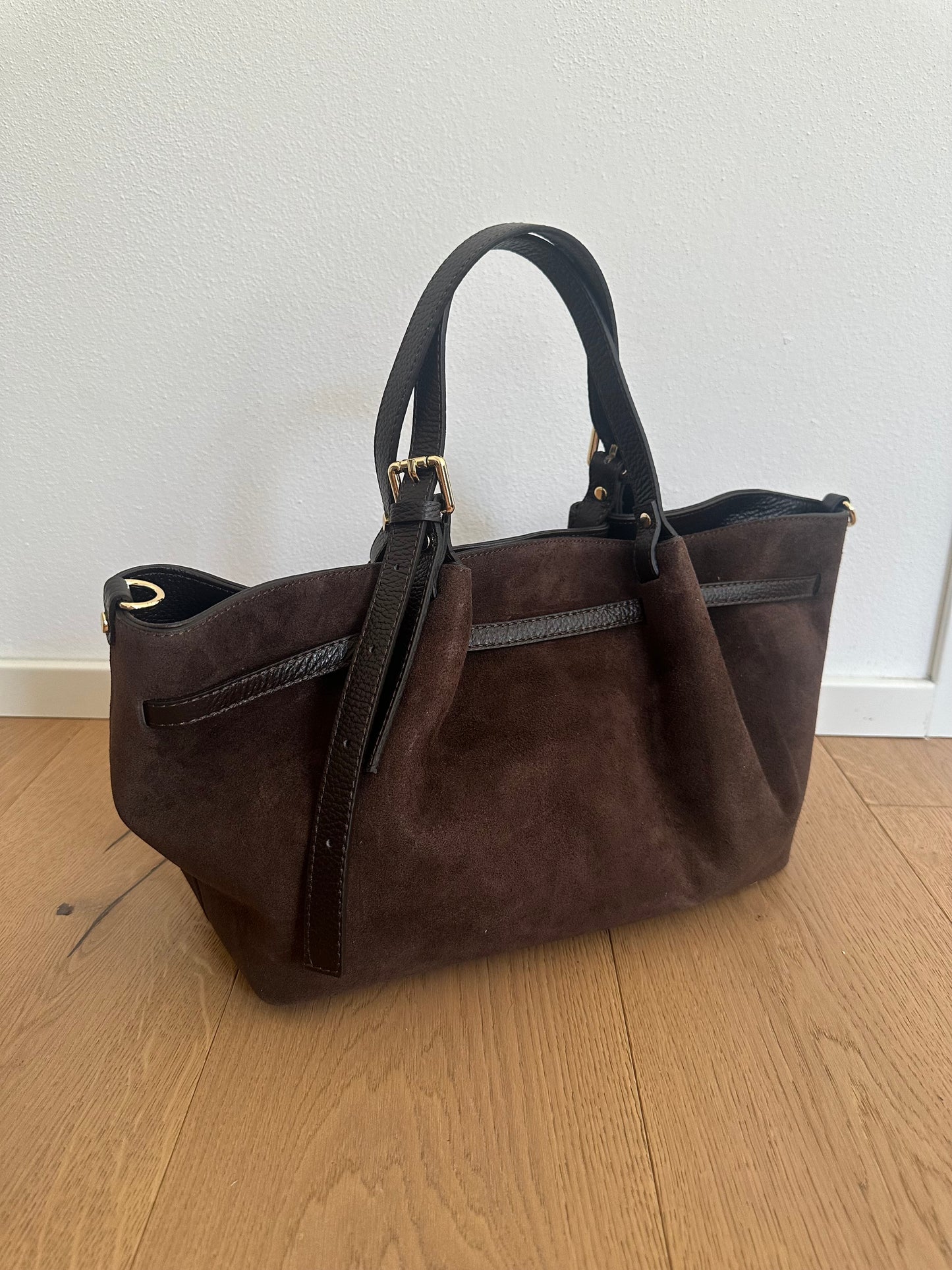 NIKY - borsa a spalla camoscio