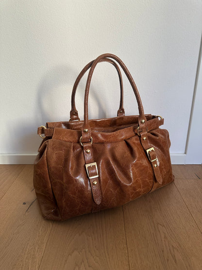 LYNN- borsa grande a spalla, con tracolla