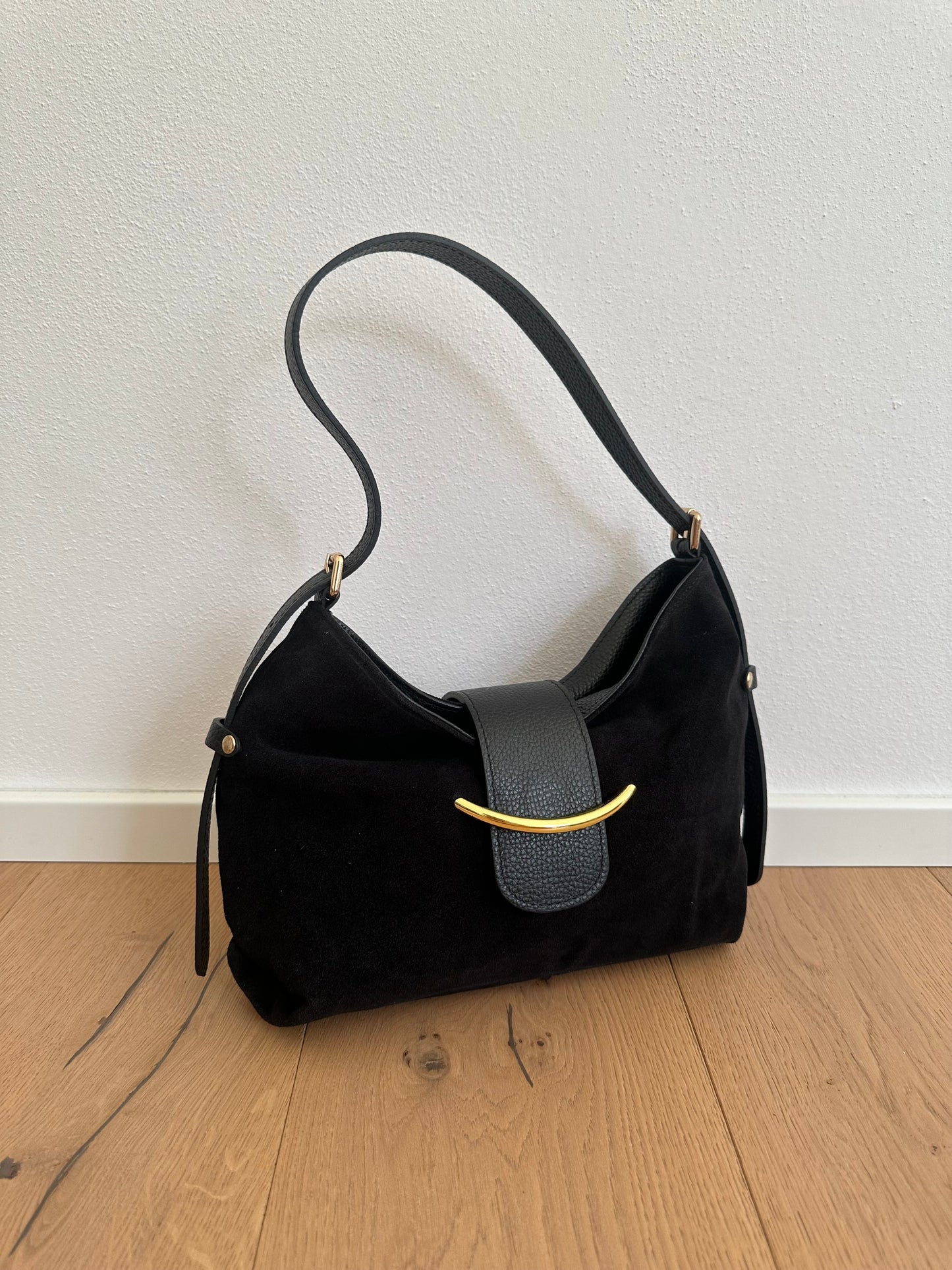 COCO- suede shoulder bag