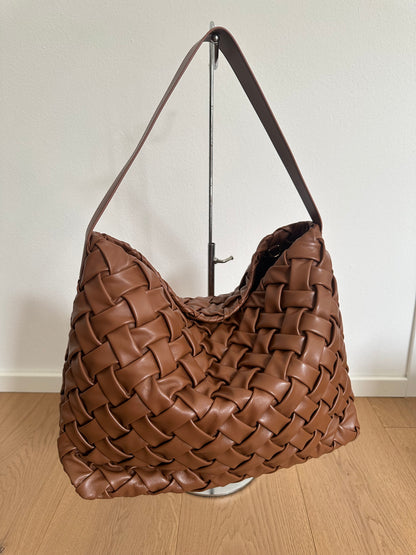 NAMI- borsa a spalla intrecciata