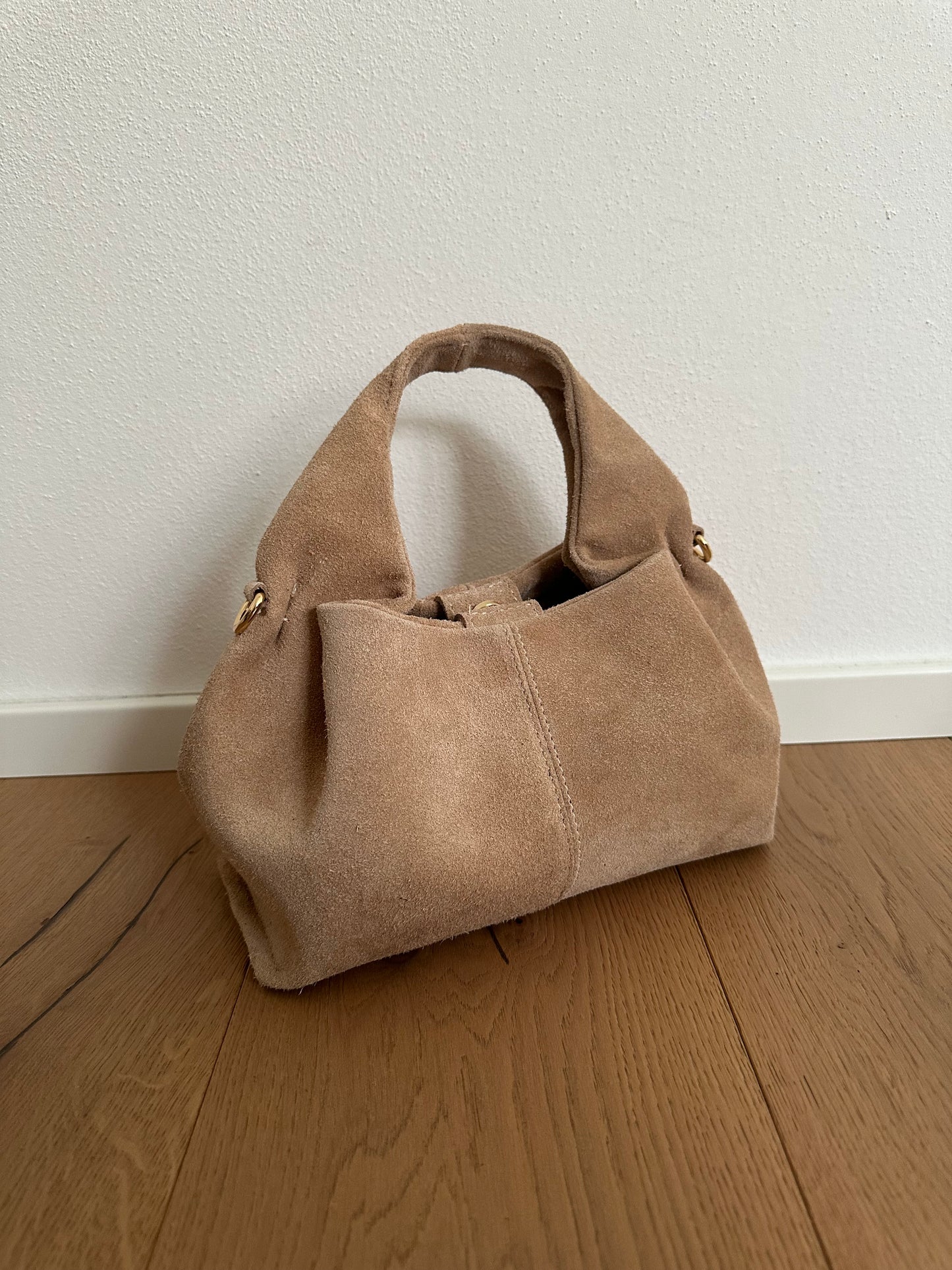 ZOE suede- Borsa a mano con tracolla