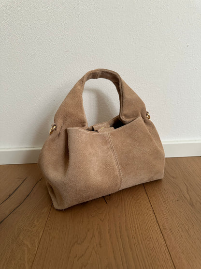 ZOE suede- Borsa a mano con tracolla
