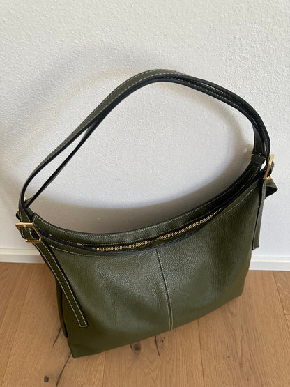 LIDIA hobo- Vera pelle