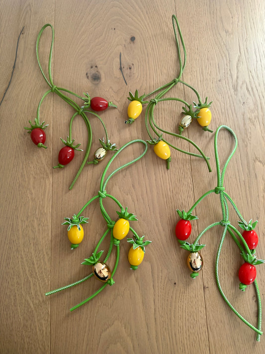BAG CHARMS- tomato