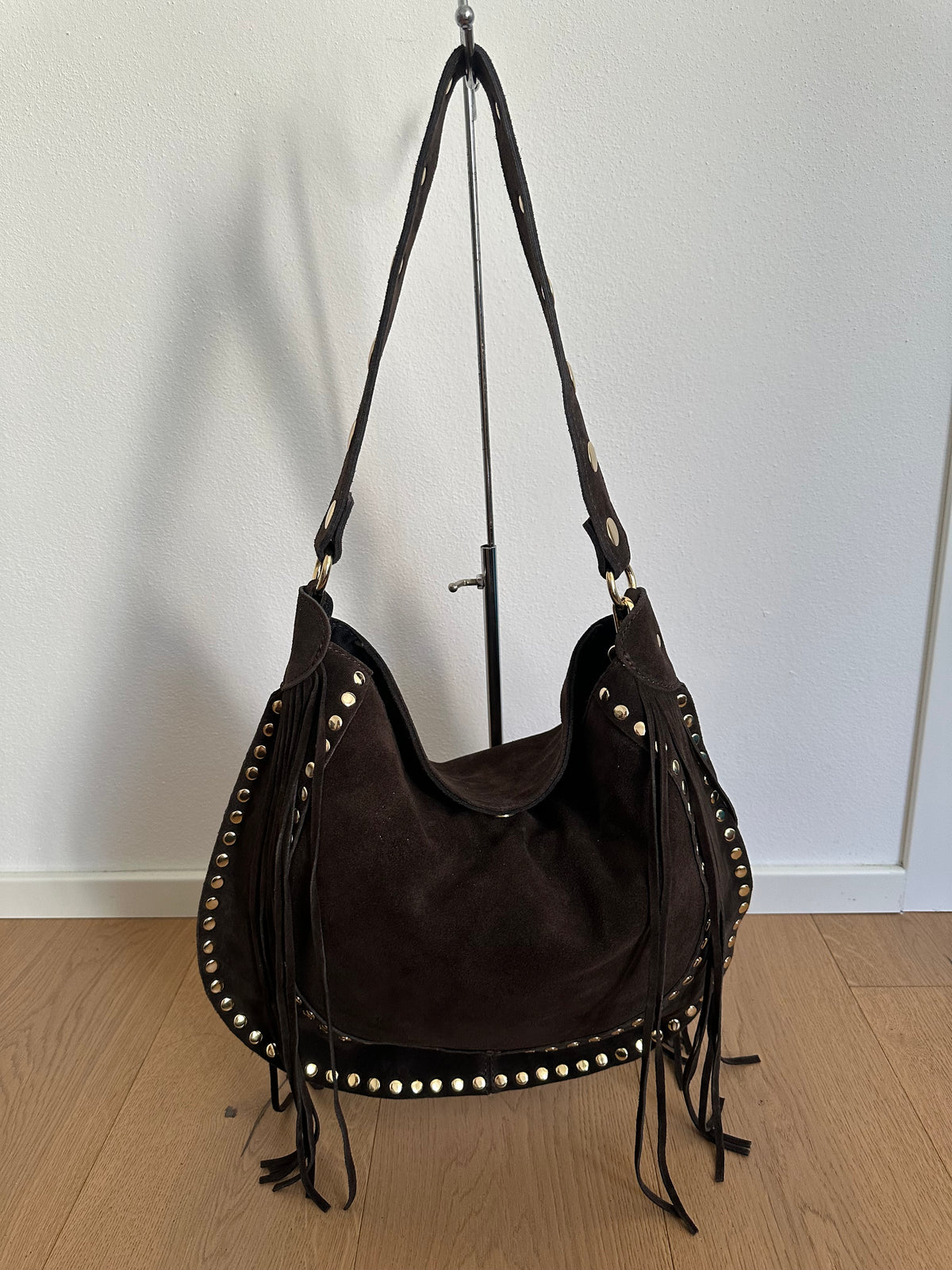 DAXY- maxi/ borsa a spalla camoscio