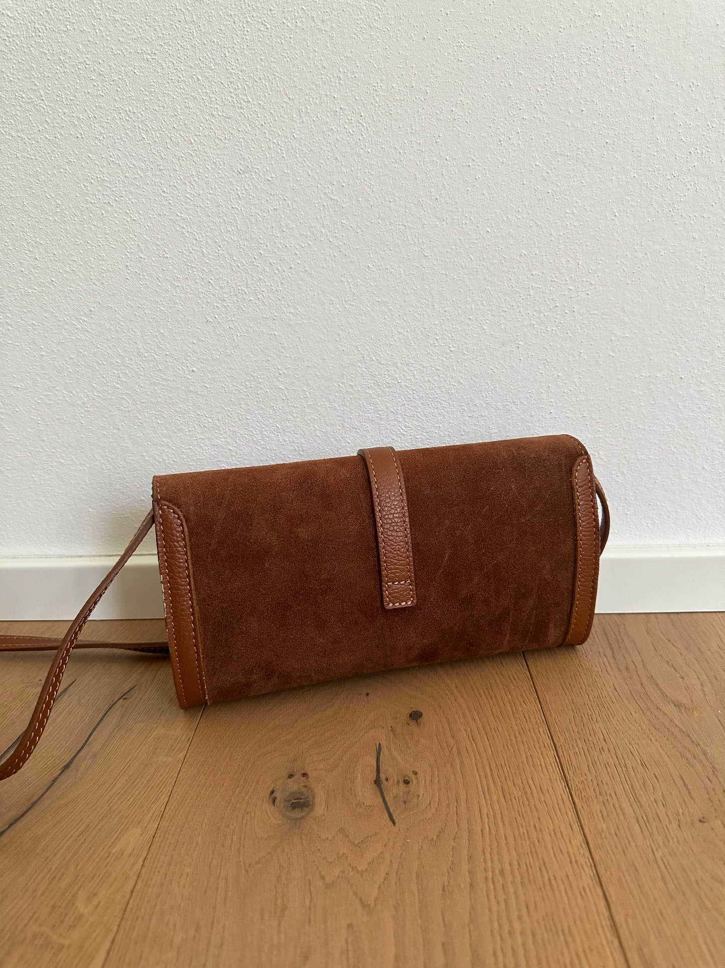 HANNAH suede- pochette con tracolla