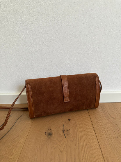 HANNAH suede- pochette con tracolla