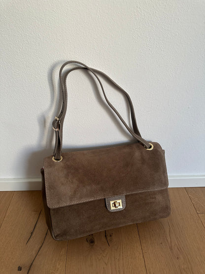 ANNABEL medium camoscio- borsa a spalla