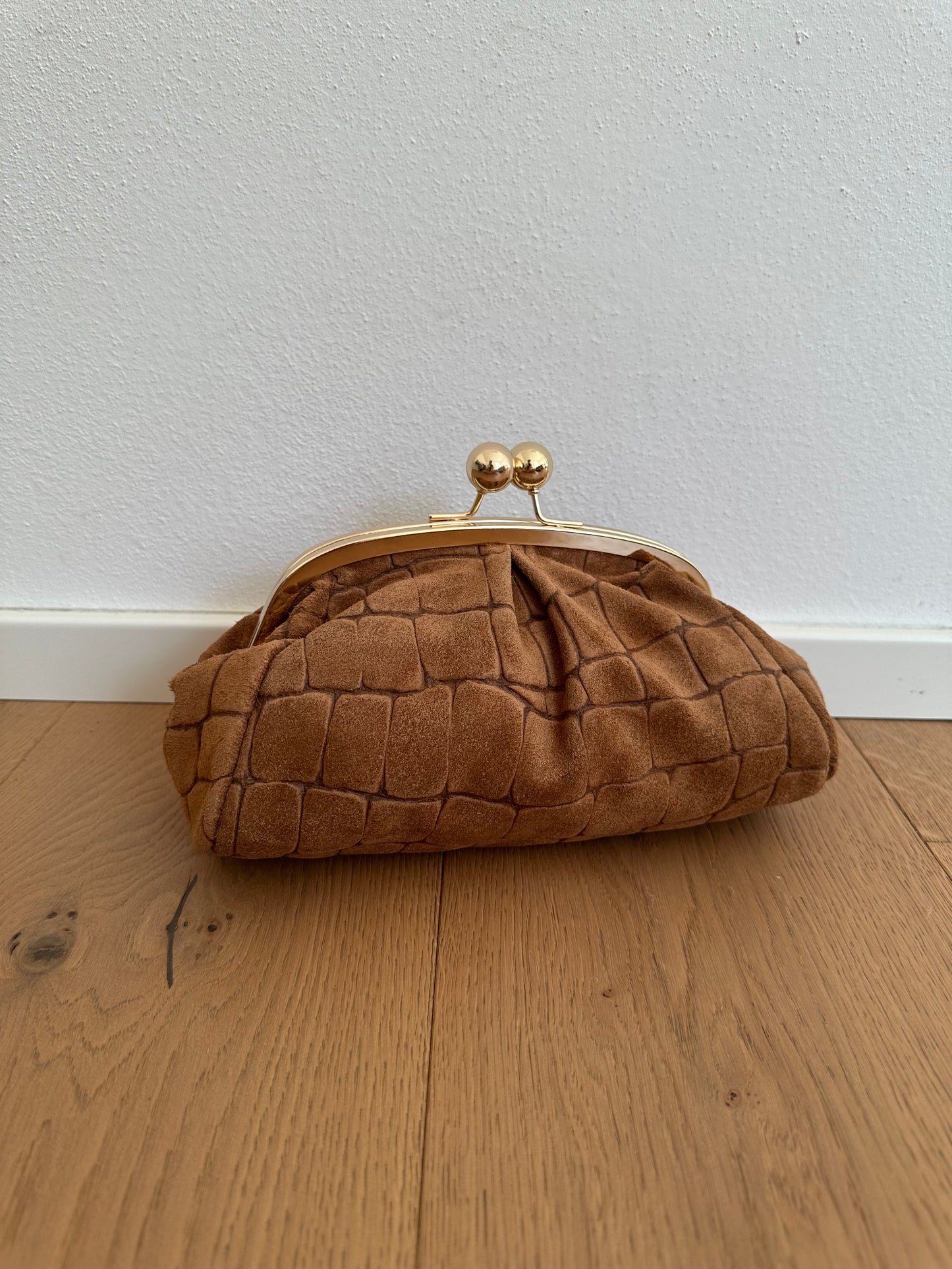 FORTUNA clutch - cocco suede