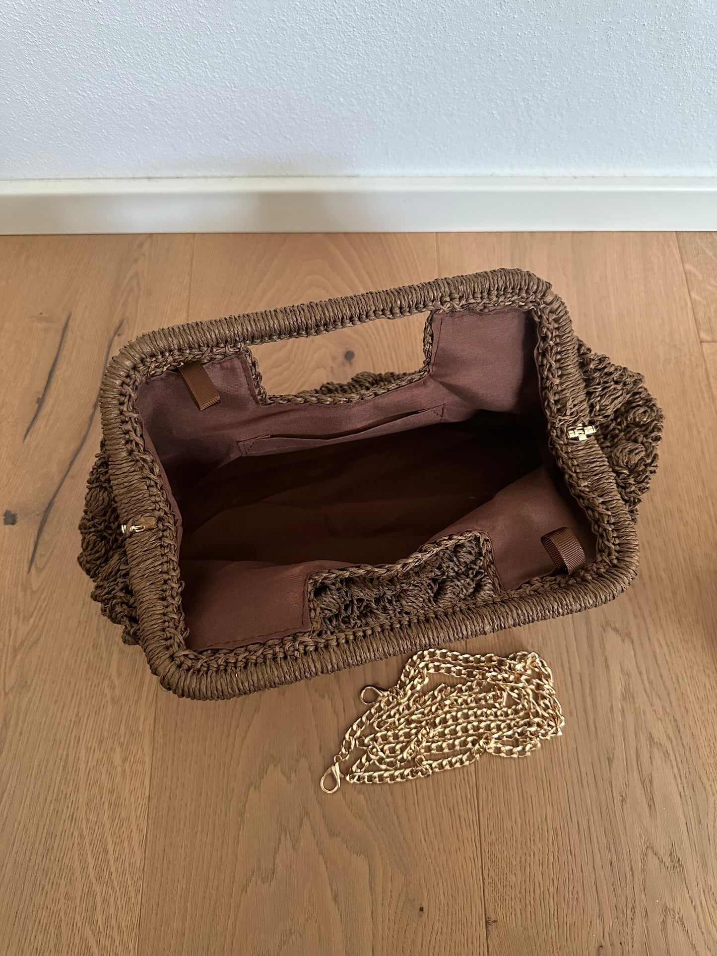 GISELDA - Pochette effetto Rafia