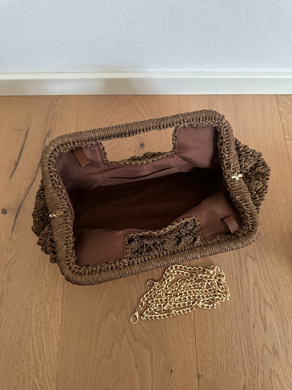 GISELDA - Pochette effetto Rafia
