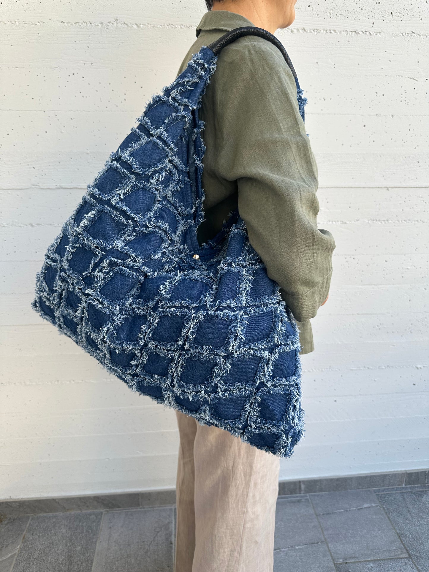 MAXI BORSA ASIA - SACCA DENIM