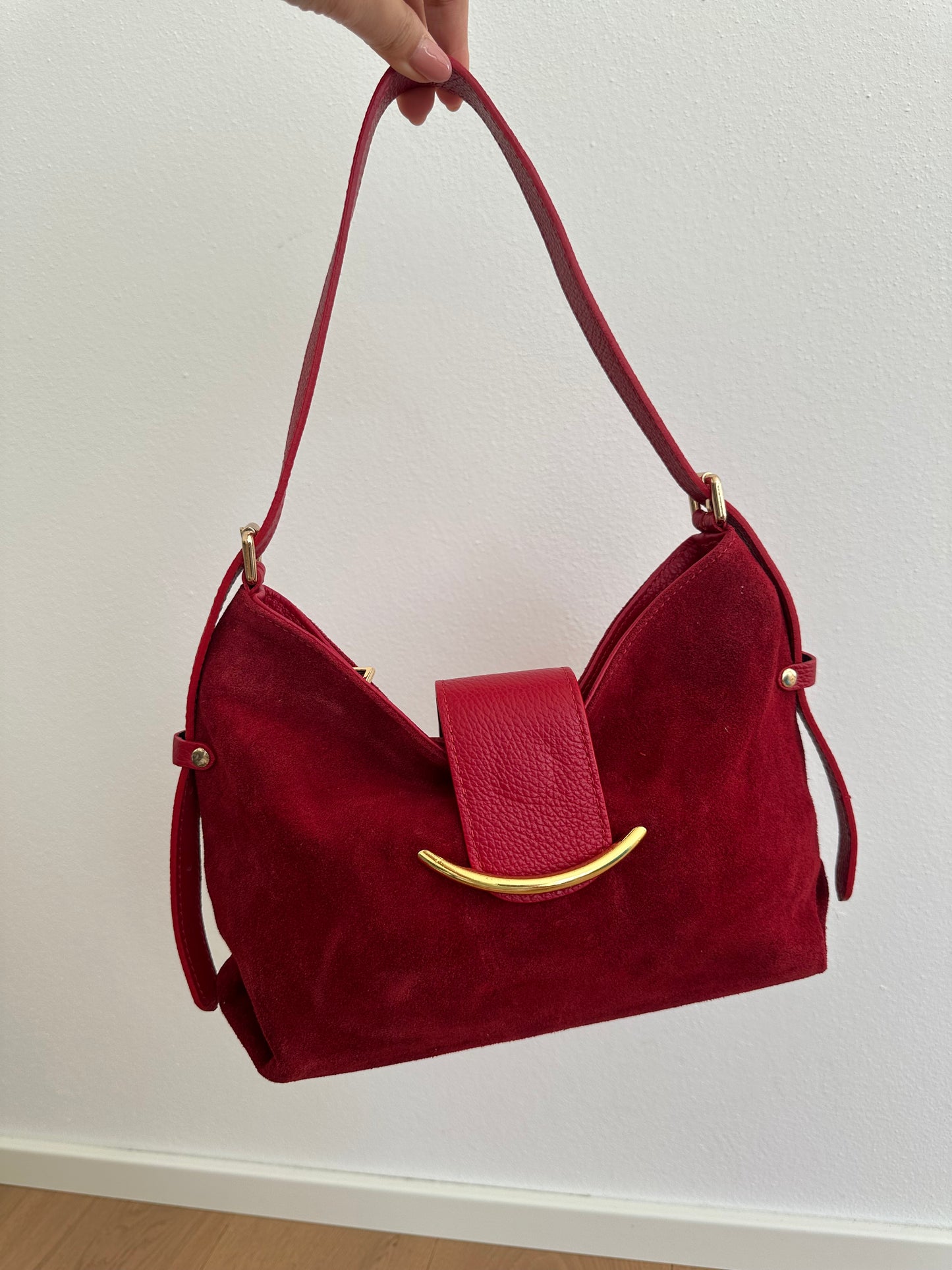 COCO- suede shoulder bag