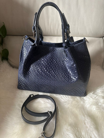 MAXI BORSA INTRECCIATA