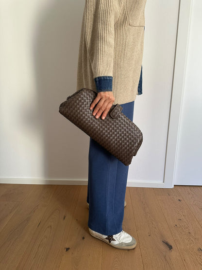 KALA maxi- pochette intrecciata