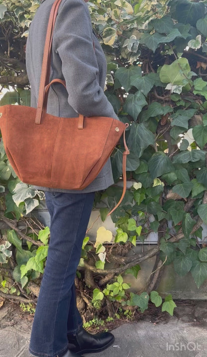 DAPHNE suede - tote bag