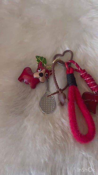 BAG CHARMS- dog